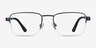 Primus Navy MetalEyeglass Frames from EyeBuyDirect, Front View