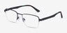 Primus Navy MetalEyeglass Frames from EyeBuyDirect, Angle View