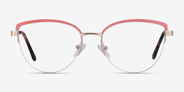 Anacostia Pink Gold Metal Eyeglass Frames