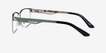 Taxi Green Silver Black MetalEyeglass Frames from EyeBuyDirect, Side View