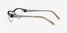 Tech Black Yellow MetalEyeglass Frames from EyeBuyDirect, Side View