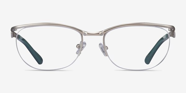Commerce Silver Gray Métal Montures de lunettes de vue