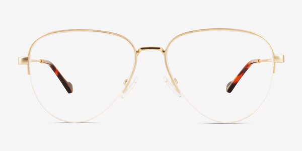 Andie Gold Metal Eyeglass Frames