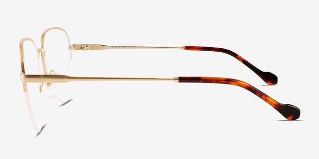 Andie Gold MetalEyeglass Frames from EyeBuyDirect, Side View