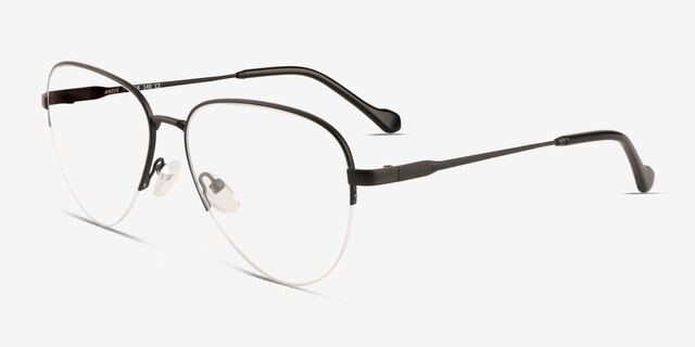 Andie Black MetalEyeglass Frames from EyeBuyDirect, Angle View