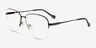 Andie Black MetalEyeglass Frames from EyeBuyDirect, Angle View