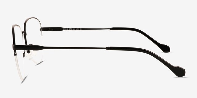 Andie Black MetalEyeglass Frames from EyeBuyDirect, Side View