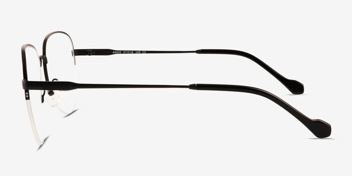 Andie Black Metal Eyeglass Frames from EyeBuyDirect