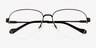 Andie Black MetalEyeglass Frames from EyeBuyDirect, Closed View