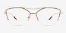 Aida Tortoise Shiny Gold MetalEyeglass Frames from EyeBuyDirect, Front View