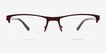 Robertson Red AcetateEyeglass Frames from EyeBuyDirect, Front View