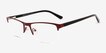 Robertson Red AcetateEyeglass Frames from EyeBuyDirect, Angle View
