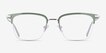 Timeless Green MetalEyeglass Frames from EyeBuyDirect, Front View