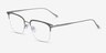 Timeless Green MetalEyeglass Frames from EyeBuyDirect, Angle View