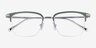 Timeless Green MetalEyeglass Frames from EyeBuyDirect, Closed View