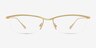 Roux Gold MetalEyeglass Frames from EyeBuyDirect, Front View