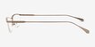 Roux Silver MetalEyeglass Frames from EyeBuyDirect, Side View