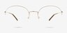 Nico Silver MetalEyeglass Frames from EyeBuyDirect, Front View