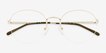 Nico Silver MetalEyeglass Frames from EyeBuyDirect, Closed View
