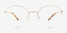 Nico Doré MétalMontures de lunettes de vue d'EyeBuyDirect, Vue de Face