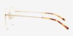 Nico Gold MetalEyeglass Frames from EyeBuyDirect, Side View