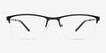 Algorithm Gunmetal MetalEyeglass Frames from EyeBuyDirect, Front View