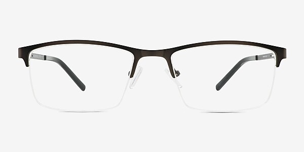 Algorithm Gunmetal Métal Montures de lunettes de vue