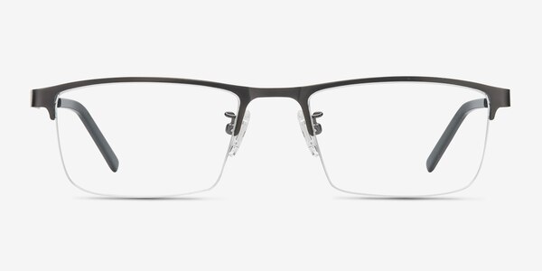Algorithm Gunmetal Métal Montures de lunettes de vue