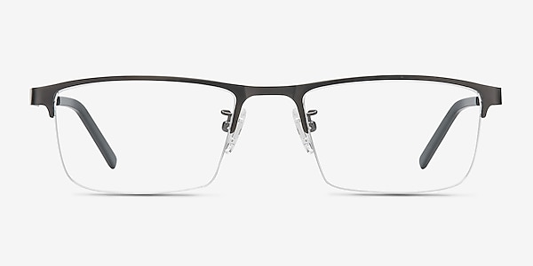 Algorithm Gunmetal Métal Montures de lunettes de vue