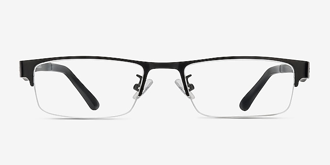 Beau Black Plastic-metal Eyeglass Frames
