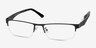 Beau Black Plastic-metalEyeglass Frames from EyeBuyDirect, Angle View