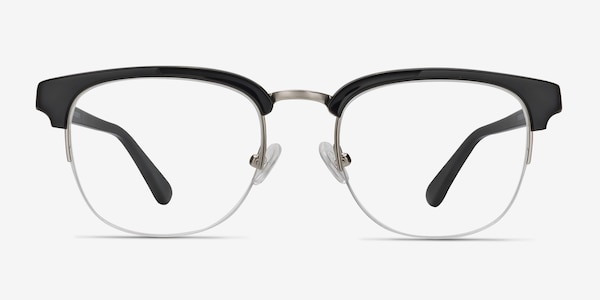 Genbu  Black  Acetate-metal Eyeglass Frames