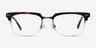 Kurma Tortoise Acetate-metalEyeglass Frames from EyeBuyDirect, Front View