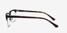 Kurma Tortoise Acetate-metalEyeglass Frames from EyeBuyDirect, Side View