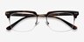 Kurma Tortoise Acetate-metalEyeglass Frames from EyeBuyDirect, Closed View