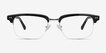 Kurma Black AcetateEyeglass Frames from EyeBuyDirect, Front View