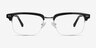 Kurma Black AcetateEyeglass Frames from EyeBuyDirect, Front View