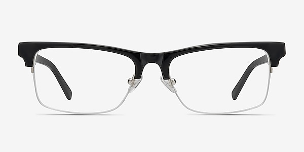 Onyx Black Acetate Eyeglass Frames