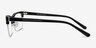Onyx Black AcetateEyeglass Frames from EyeBuyDirect, Side View