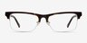 Onyx Tortoise AcetateEyeglass Frames from EyeBuyDirect, Front View