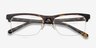 Onyx Tortoise AcetateEyeglass Frames from EyeBuyDirect, Closed View