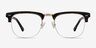 Brunel Écailles AcétateMontures de lunettes de vue d'EyeBuyDirect, Vue de Face