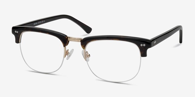 Brunel Écailles AcétateMontures de lunettes de vue d'EyeBuyDirect, Vue d'Angle
