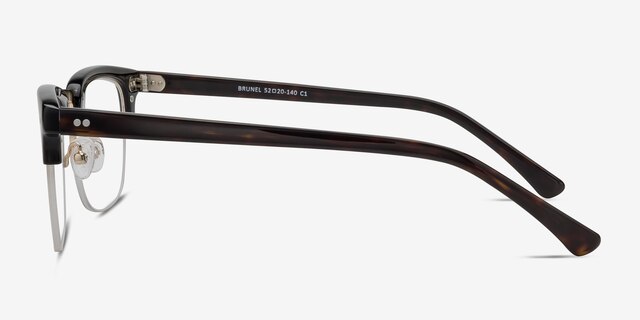 Brunel Écailles AcétateMontures de lunettes de vue d'EyeBuyDirect, Vue de Côté