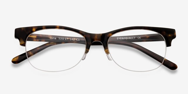Luna Tortoise AcetateEyeglass Frames from EyeBuyDirect, Closed View