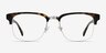 Phonic Tortoise Acetate-metalEyeglass Frames from EyeBuyDirect, Front View