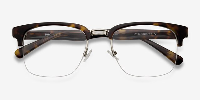 Phonic Tortoise Acetate-metalEyeglass Frames from EyeBuyDirect, Closed View