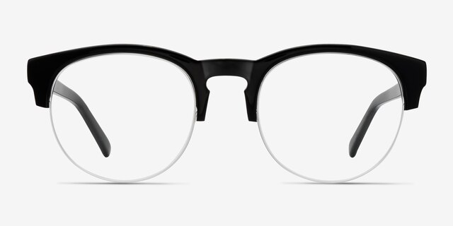 Zoot Black AcetateEyeglass Frames from EyeBuyDirect, Front View
