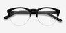 Zoot Black AcetateEyeglass Frames from EyeBuyDirect, Closed View