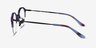 Dulcet Blue AcetateEyeglass Frames from EyeBuyDirect, Side View